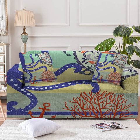 Octopus Passion Couch Cover