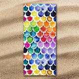 Mermaid Scales Jumbo Beach Towel