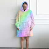 Rainbow Delight Wearable Blanket Hoodie