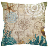 Nautical Chart Quilt Set