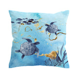 Golden Sea Turtle Bay Sofa Cover