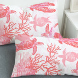 Red Coral Wonders Pillowcase