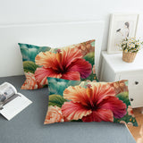 Hibiscus Flower Pillowcase