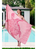 The Original Pink Turkish Turtle Beach Towel