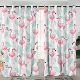 Flamingo Delight Blackout Curtains