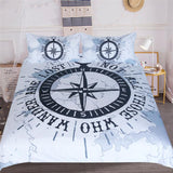 The Ocean Wanderer cotton doona cover set - design view 3