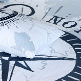 The Ocean Wanderer cotton doona cover set - design view 2
