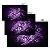 The Purple Turtle Twist Floor Mat