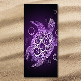 The Purple Turtle Twist Jumbo Towel