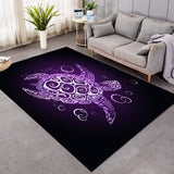 The Purple Turtle Twist Floor Mat