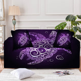 The Purple Turtle Twist Couch Cover