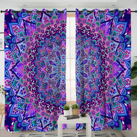 Cosmic Bohemian Blackout Curtains