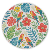 Classic Tropical Round Floor Mat