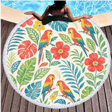 Classic Tropical Round Beach Towel