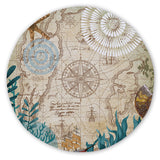 Nautical Round Floor Mat