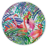 Flamingo Passion Round Floor Mat