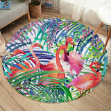 Flamingo Passion Round Floor Mat