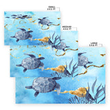 Golden Sea Turtle Bay Floor Mat