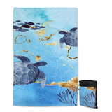 Golden Sea Turtle Bay Sand Free Towel