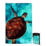 Sea Turtle Vibes Sand Free Towel