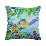 Sea Turtle and Butterfly Outdoor Cushion Cover