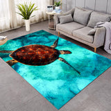 Sea Turtle Vibes Floor Mat