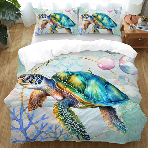 Dreamy Sea Turtle Doona Cover Set