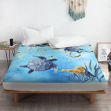 Golden Sea Turtle Bay Sheet Set