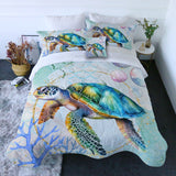 Dreamy Sea Turtle Quilt Set