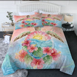 Sea Turtle Sunrise New Quilt Set