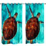 Sea Turtle Vibes Curtains