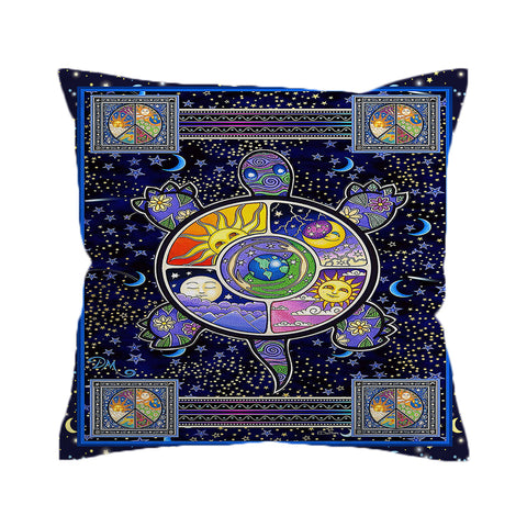 Sea Turtle World Outdoor Cushion Cover