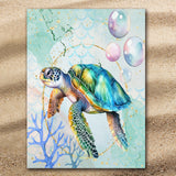 Dreamy Sea Turtle Jumbo Beach Towel