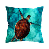 Sea Turtle Vibes Cushion Cover