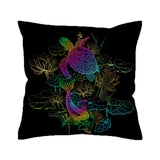 Sea Turtle and Koi Outdoor Cushion Cover