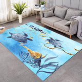 Golden Sea Turtle Bay Floor Mat