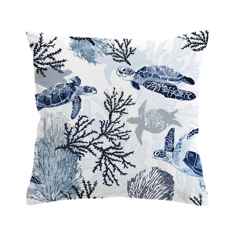 Sea Turtle Wonders Outdoor Cushion Cover