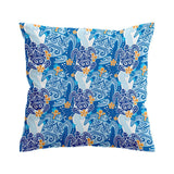 Sea Turtle Tribe Outdoor Cushion Cover
