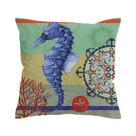 Seahorse Passion Outdoor Cushion Cover