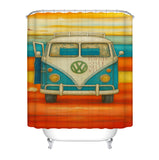 Vee Dub Sunset Shower Curtain