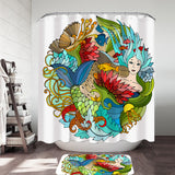 The Happy Mermaid Shower Curtain