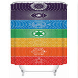 Chakra Yoga Shower Curtain