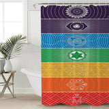 Chakra Yoga Shower Curtain