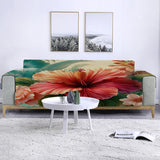 Hibiscus Flower Sofa Cover