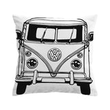 Sweet VW Bus Expression Outdoor Cushion Cover