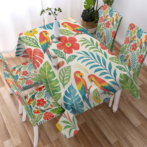 Classic Tropical Chair Cover