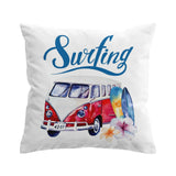 The Surf Bus Outdoor Cushion Cover
