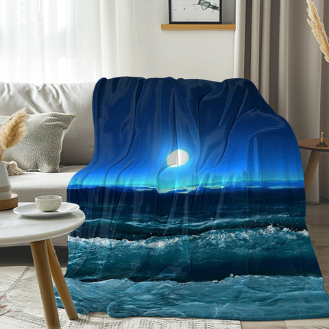 Midnight Magic Flannel Fleece Blanket