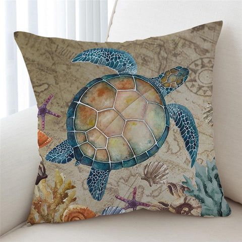 The Original Turtle Island Outdoor Cushion Cover