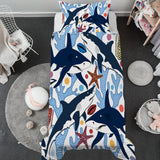 Sassy Sharks Toddler Bed Set